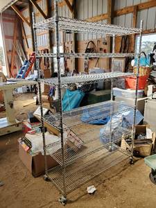 Wire Shelving With Casters
