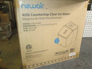 NewAir Countertop Clear Ice Maker o...