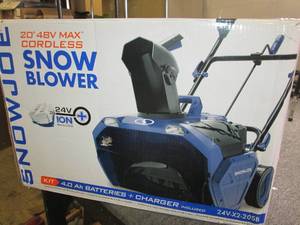 Snow Joe 48V 20 iON Cordless Snow...