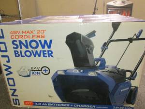 Snow Joe 48V 20 iON Cordless Snow...