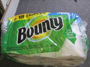 6 rolls of bounty ...