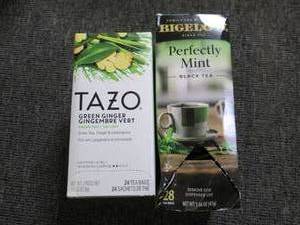 2 packages of tea...