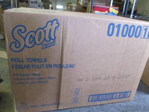 case of scott roll towels 12 rolls ...