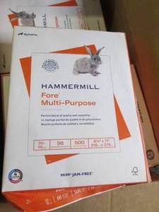 4 reams of hammermill multipurpose ...