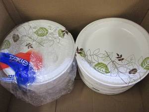 2 packages of dixie paper plates op...