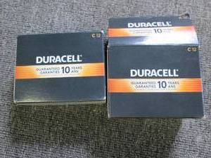 lot of duracell C batteries ...