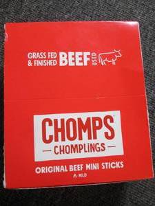 CHOMPS MINI Grass Fed Beef Jerky Me...