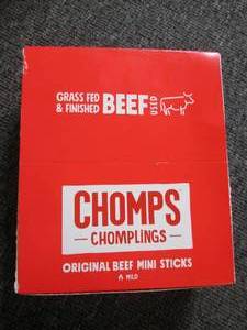 CHOMPS MINI Grass Fed Beef Jerky Me...