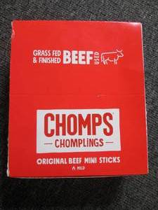 CHOMPS MINI Grass Fed Beef Jerky Me...