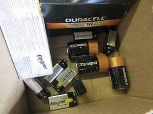 lot of batteries...