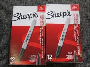 212 packs of black sharpies...