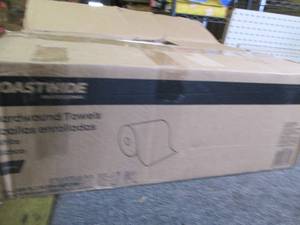 case of coast wide hardwound towels...