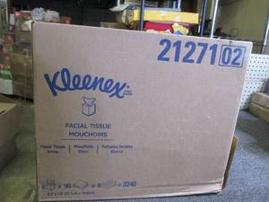 case of kleenex facial tissue ...