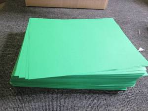 3 reams of green multipurpose paper...