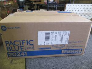 case of pacific blue c-fold paper t...
