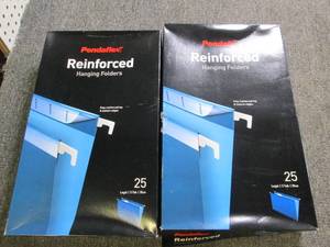2 packages of 25 pendaflex reinforc...