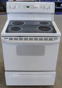 Hot Point Glass Top Range RB787W C4WW