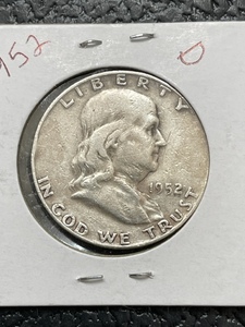 1952-D Franklin Half Dollar