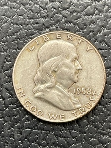 1958-D Franklin Half Dollar