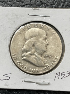 1953-S Franklin Half Dollar
