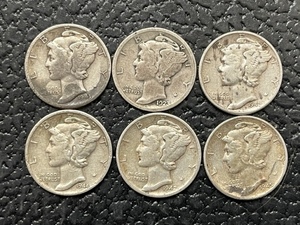 Mercury Silver Dimes