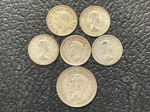 Canadian Silver Dimes and Quarter