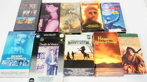 lot 13 image: (10) Vintage VHS Tapes Including Snowy River, The Professional Etc