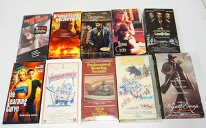 lot 14 image: (10) Vintage VHS Tapes Including Vicious Circles, Good Fellas Etc.
