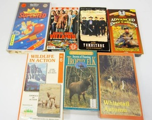 lot 15 image: (7) Vintage VHS Tapes Including Comic Book Villains, Tombstone Etc.