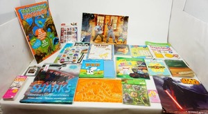 lot 19 image: Childrens Collection of Informational and Activity Books and Poster