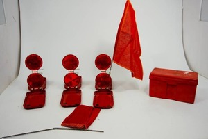 lot 46 image: Vintage Miro-Flare Road flares - Emergency Road Reflectors