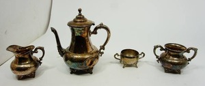 lot 50 image: Silver Co. Teapot and Accessories