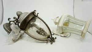lot 58 image: (2) Outdoor Lamps...
