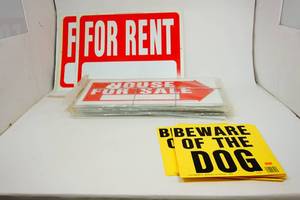 lot 67 image: Large Lot of Signs...