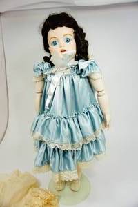 lot 80 image: Vintage Porcelain Doll