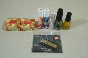 lot 48 image: Selfcare Products -Nail ClippersPolish, Lip Balm, Soap