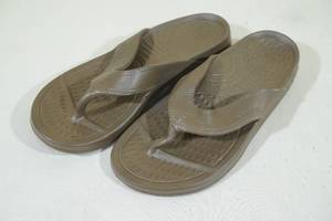 lot 74 image: Nuusol Womens Cascade Flip Flop -Size 7, Bronze