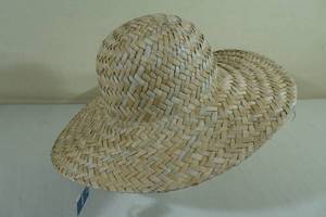 lot 100 image: Universal Thread Wide Brim Adjustable Hat -Brown Straw