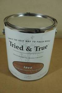 lot 119 image: 1 Gallon Tried & True Polymerized Linseed Oil Stain and Finish -Java