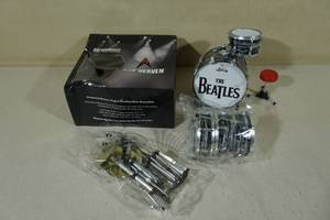 lot 32 image: Axe Heaven Beatles Ludwig Drum Set Mini Replica