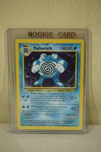 lot 146 image: Poliwrath 13102 Early Red Number Base Set Holo Pokemon Card