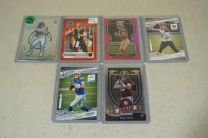 lot 165 image: Football Cards - Lawrence, Burrow, Lance, Jones, Herbert