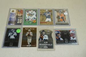 lot 167 image: Peyton Manning Football Cards