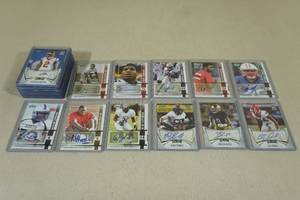 lot 174 image: Rookie Football Auto Insert Cards - Ebron, Clinton-Dix
