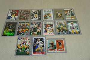 lot 186 image: Brett Favre Football Cards - Inserts, FalconsPackers