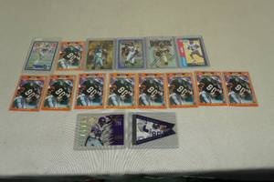 lot 188 image: Cris Carter Football Cards - Inserts, Die-Cut