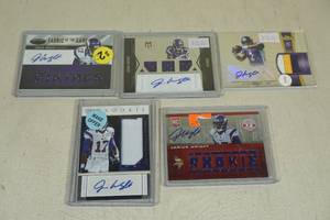 lot 196 image: Jarius Wright Minnesota Vikings Football Cards - Autos, Jerseys, Rookies