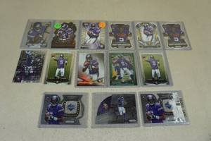 lot 198 image: Teddy Bridgewater Vikings Cards - Die Cuts, Rookies, Inserts