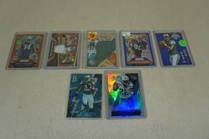 lot 201 image: Insert Football Cards - Jerseys, Auto, Rookies
