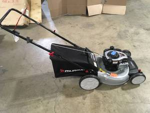 21 in. 140 cc Briggs and Stratton Walk Behind Gas Push Lawn Mower with Height Adjustment and with Mulch Bag by Murray  Customer Returns See Pictures
